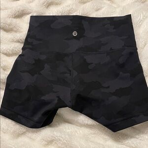 lululemon align athletica Dark Camo Bike Shorts